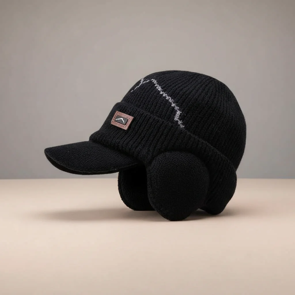 casquette trial bonnet maille interne noire - Vue 2 - casquette trial