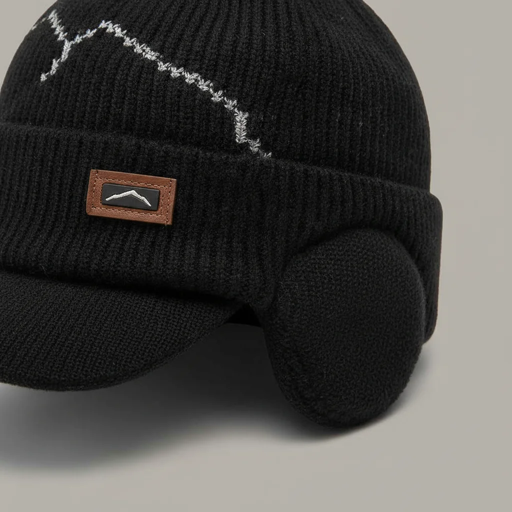casquette trial bonnet maille interne noire - Vue 4 - casquette trial
