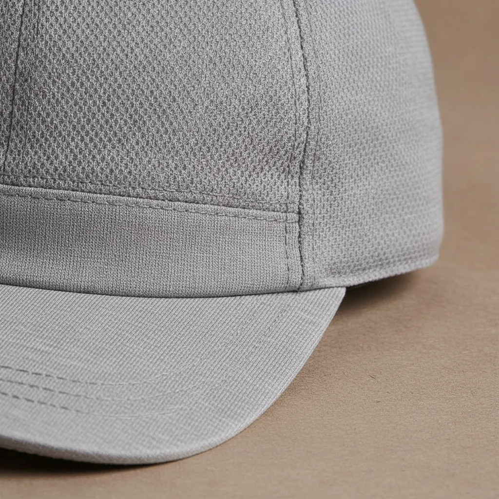 Casquette trial running homme maille respirante grise - Vue 6 - casquette trial