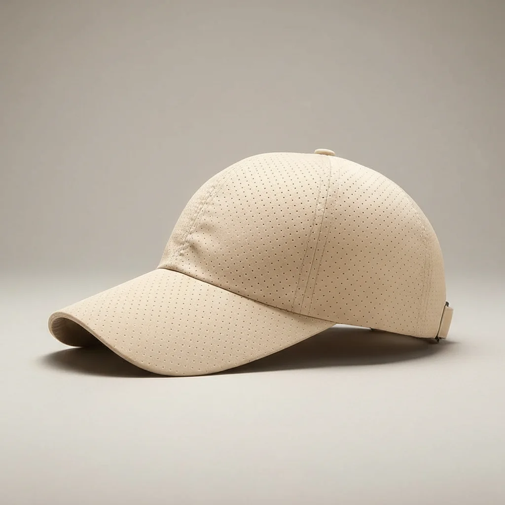 Casquette trial sport maille interne beige réglable - Vue 2 - casquette trial