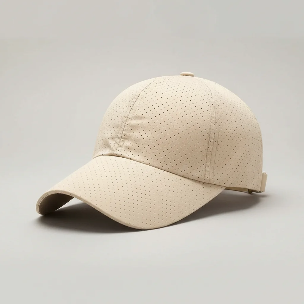 Casquette trial sport maille interne beige réglable - Vue 3 - casquette trial