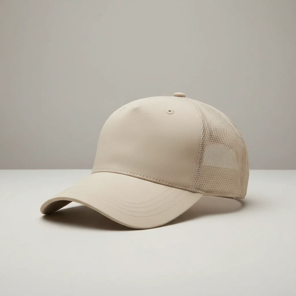 Casquette trial sport maille interne beige réglable - Vue 6 - casquette trial