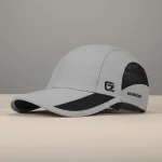 Casquette trial sport maille interne réglable grise - Vue 1 - casquette trial