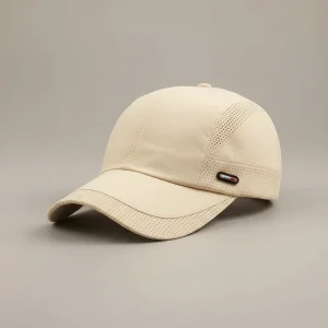 casquette trial sport polyester maille interne beige - Vue 1 - casquette trial