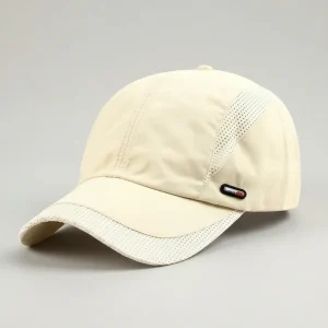 casquette trial sport polyester maille interne beige - Vue 2 - casquette trial